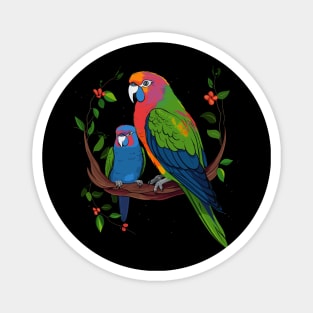 Parakeet Fathers Day Magnet